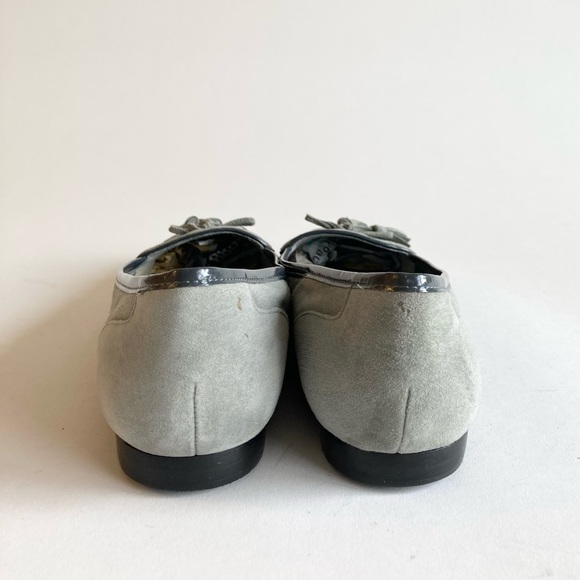Enzo Angiolini Grey Suede Genuine Leather Loafers size 9 - Picture 9 of 15